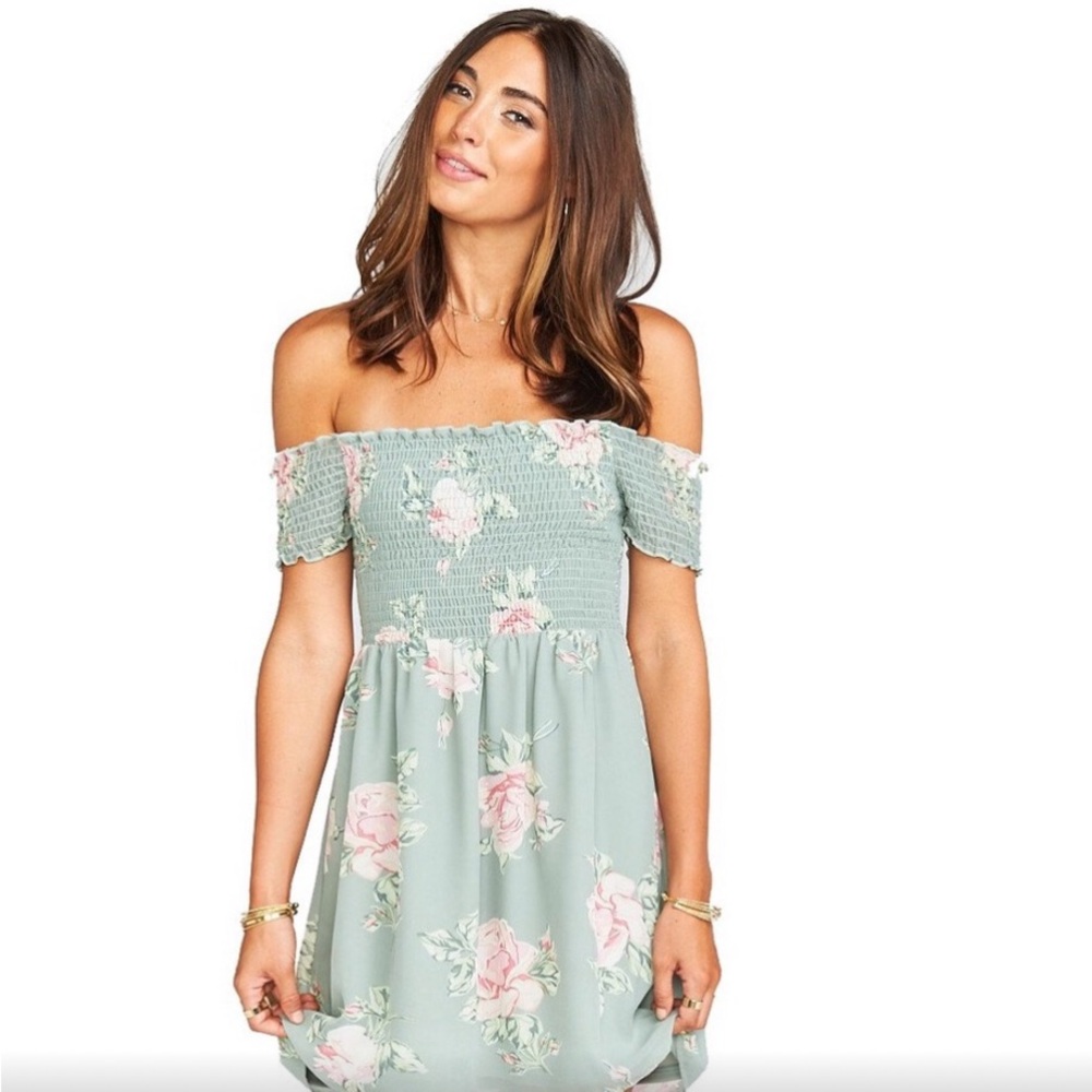 NWT Show Me Your Mumu Dolly Smocked Dress.